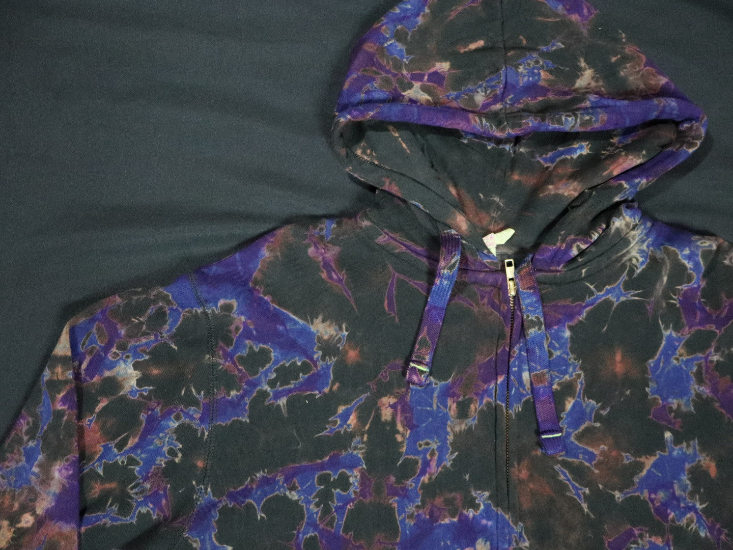 Violet Crackle Zip