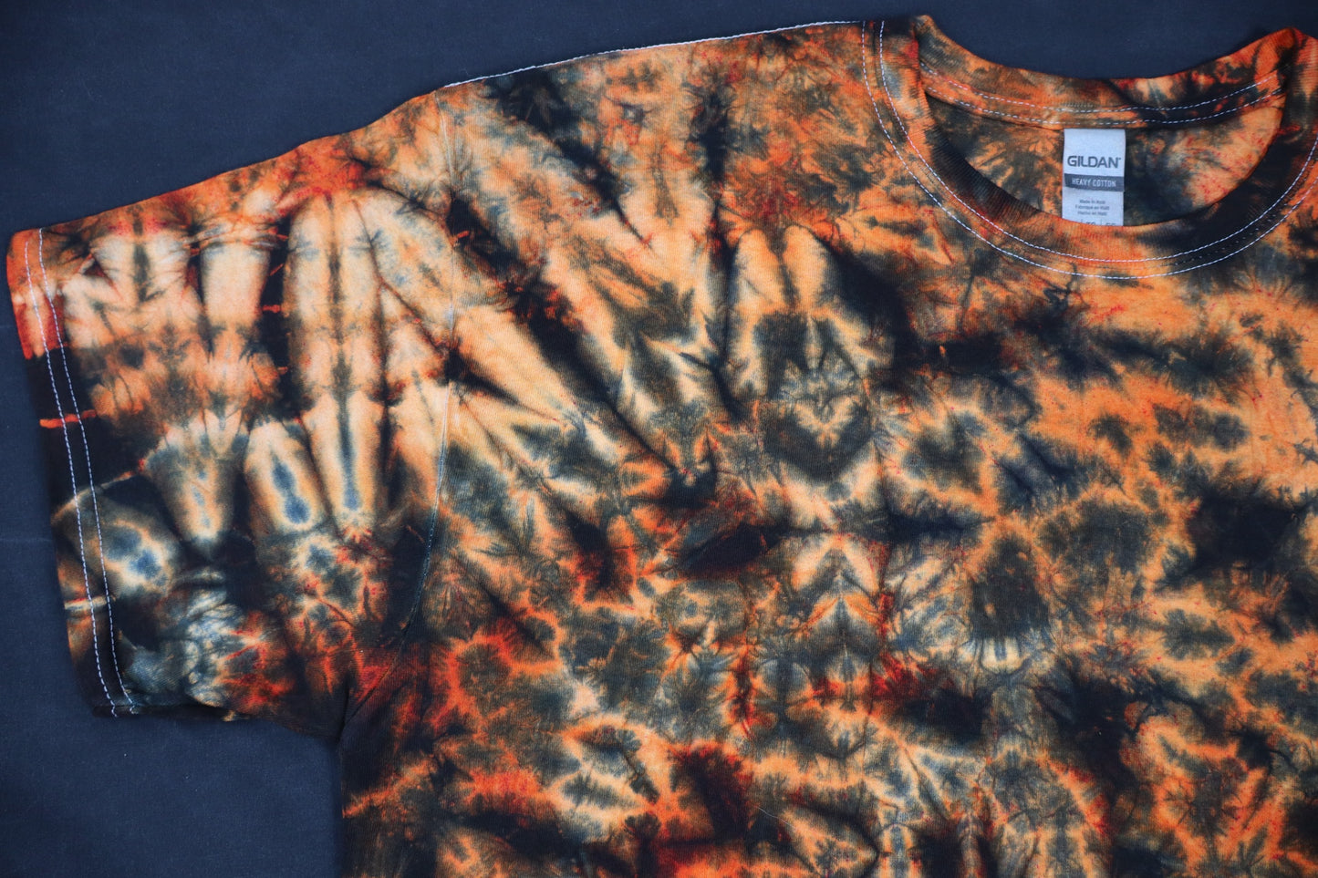 Orange Crackle Bleed